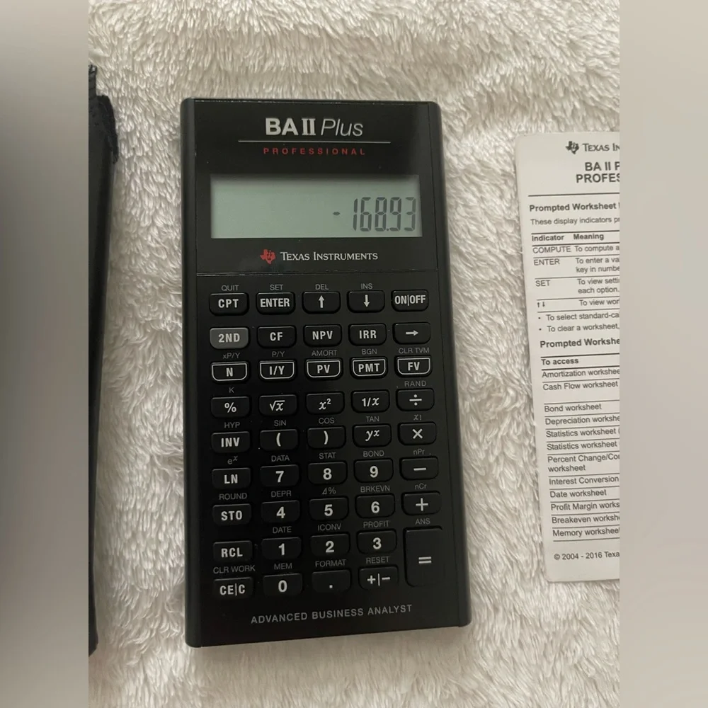 Texas Instruments® BA II Plus Professional Calculator - Picture 5 of 6